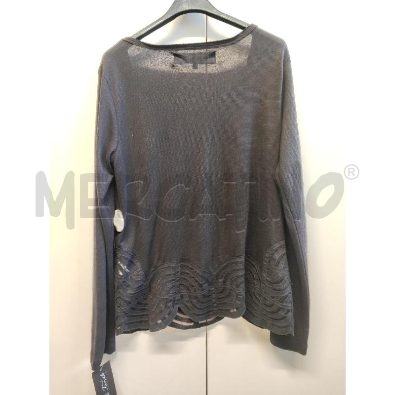 MAGLIA DONNA DESIGUAL NERA CERCHI GRIGI TG.L | Mercatino dell'Usato Vinci - fraz. sovigliana 3