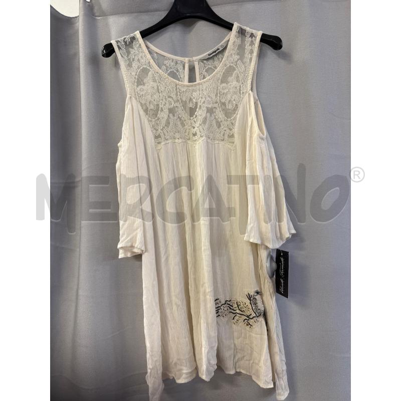 MAGLIA DONNA DESIGUAL PANNA TG.L PIZZO | Mercatino dell'Usato Vinci - fraz. sovigliana 1