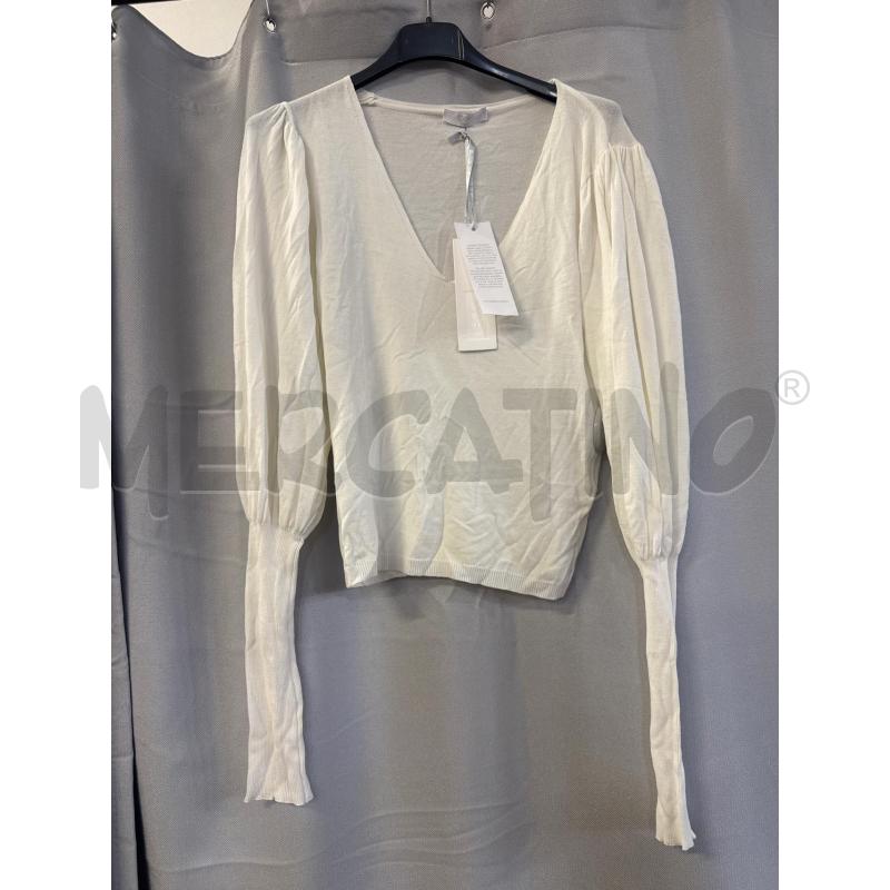 MAGLIA DONNA ECO PANNA TG.L NUOVA | Mercatino dell'Usato Vinci - fraz. sovigliana 1