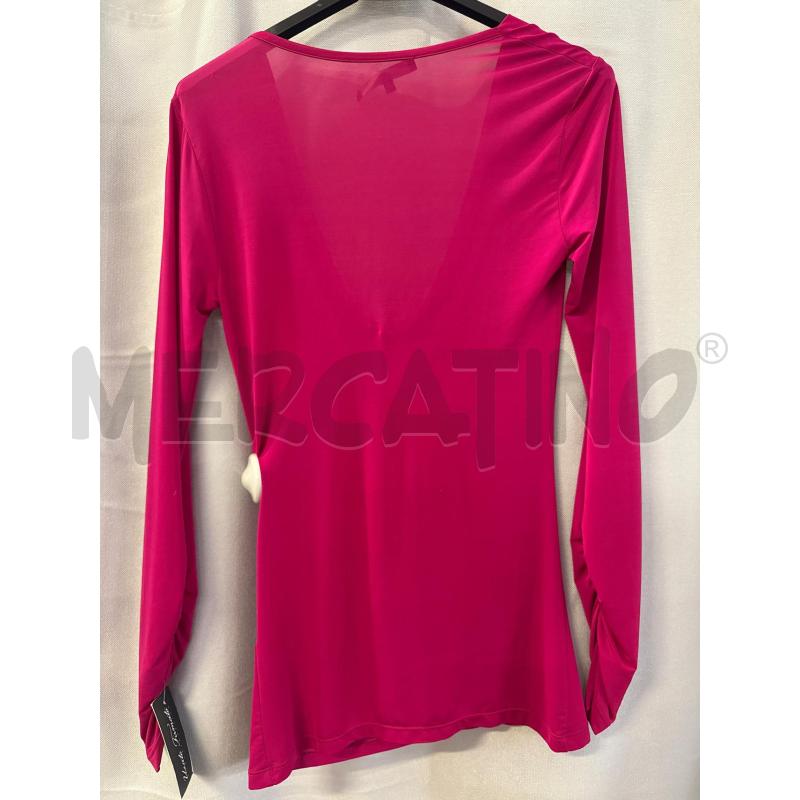 MAGLIA DONNA ELISABETTA FRANCHI ROSA MANICHE RIPRESE TG.42 | Mercatino dell'Usato Vinci - fraz. sovigliana 3