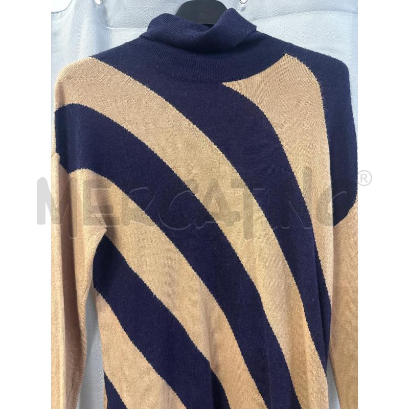 MAGLIA DONNA EMME MARELLA BEIGE VIOLA COLLO ALTO SENZA TAGLIA | Mercatino dell'Usato Vinci - fraz. sovigliana 2