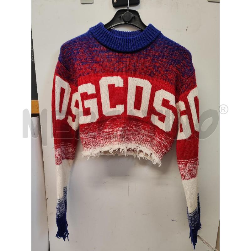 MAGLIA DONNA GCDS BLU ROSSA CORTA  | Mercatino dell'Usato Vinci - fraz. sovigliana 1