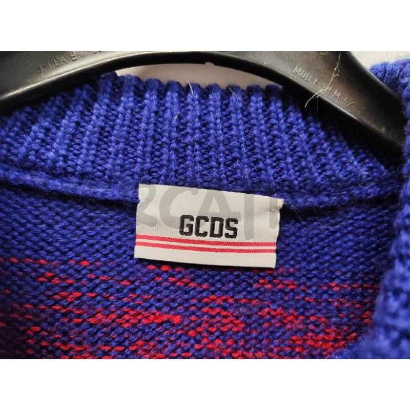 MAGLIA DONNA GCDS BLU ROSSA CORTA  | Mercatino dell'Usato Vinci - fraz. sovigliana 4