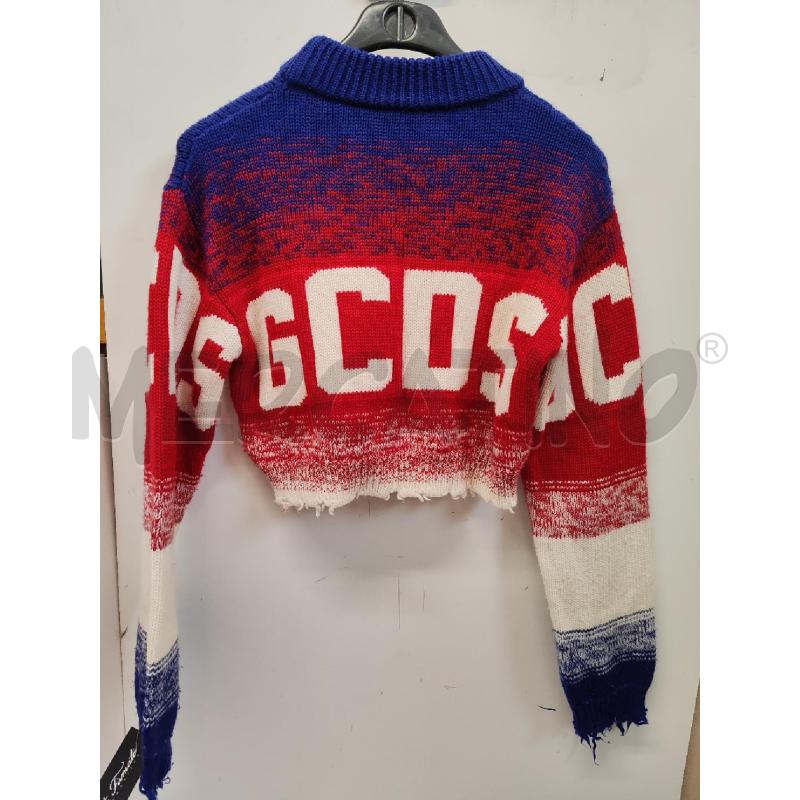 MAGLIA DONNA GCDS BLU ROSSA CORTA  | Mercatino dell'Usato Vinci - fraz. sovigliana 5