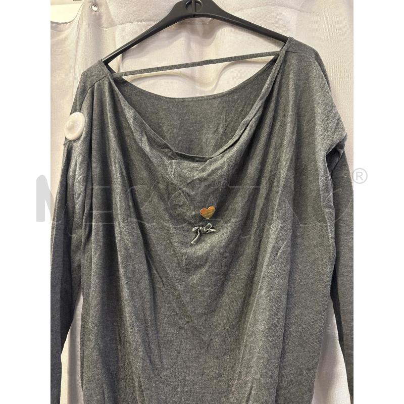 MAGLIA DONNA I LOVE TWIN SET GRIGIA TG.L | Mercatino dell'Usato Vinci - fraz. sovigliana 2