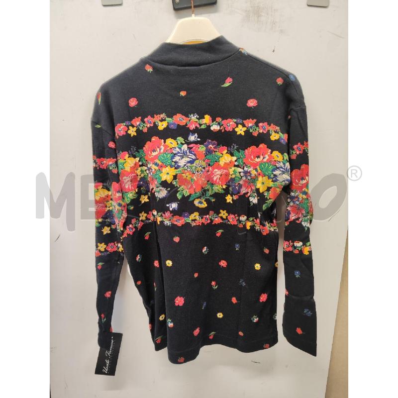 MAGLIA DONNA KENZO NERA FIORI ROSSI TG.M | Mercatino dell'Usato Vinci - fraz. sovigliana 3