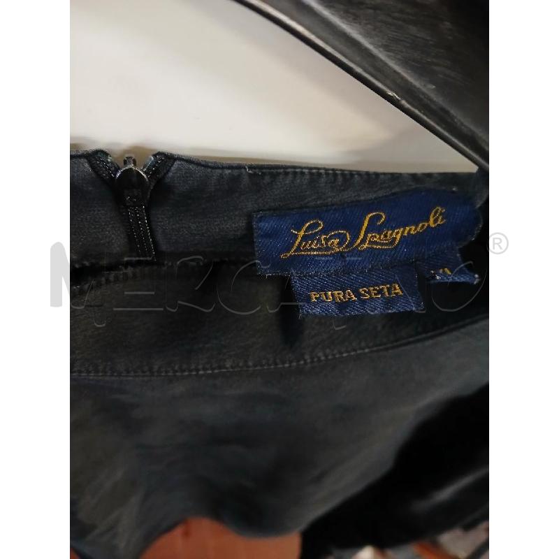 MAGLIA DONNA LUISA SPAGNOLI BLU TG.XL POLZINI PERLINE  | Mercatino dell'Usato Vinci - fraz. sovigliana 2