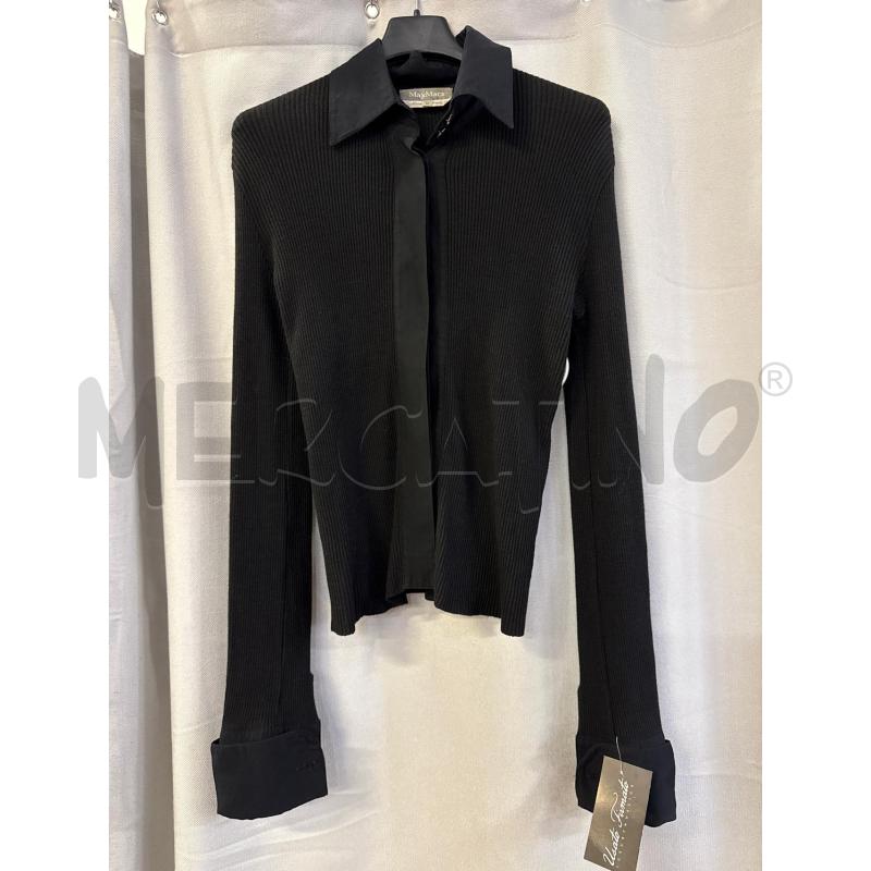 MAGLIA DONNA MAX MARA TG.M NERA COSTINE BOTTONI | Mercatino dell'Usato Vinci - fraz. sovigliana 1
