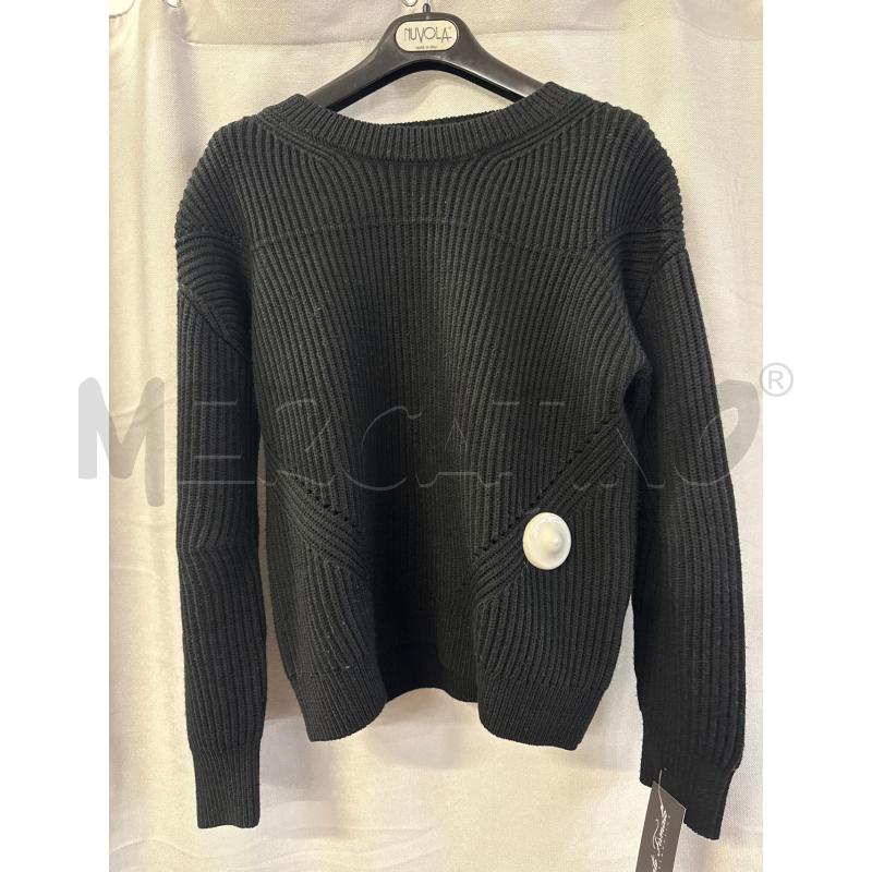 MAGLIA DONNA PATRIZIA PEPE NERA COSTIN ETG.0 PARICOLLO | Mercatino dell'Usato Vinci - fraz. sovigliana 1