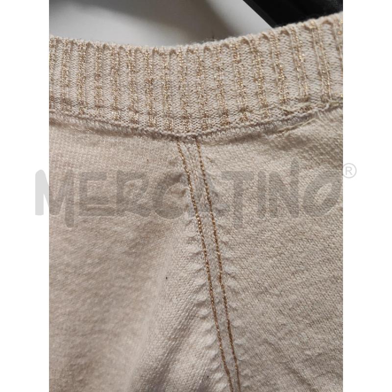 MAGLIA DONNA PEPE JEANS BEIGE SCOLLO A V GLITTER ORO TG.XS | Mercatino dell'Usato Vinci - fraz. sovigliana 4