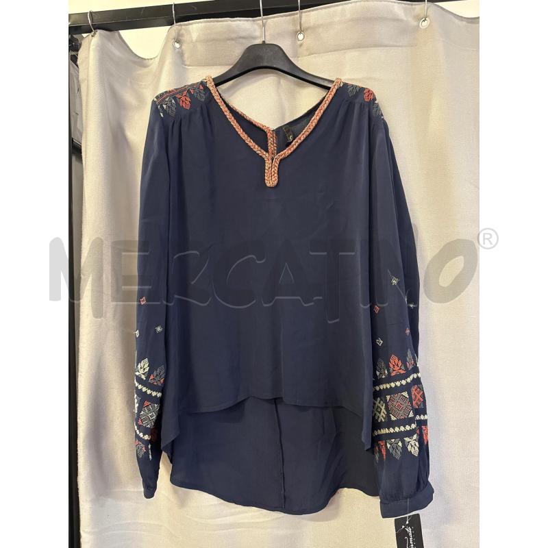 MAGLIA DONNA PEPE JEANS BLU RICAMATA TG.XL | Mercatino dell'Usato Vinci - fraz. sovigliana 1