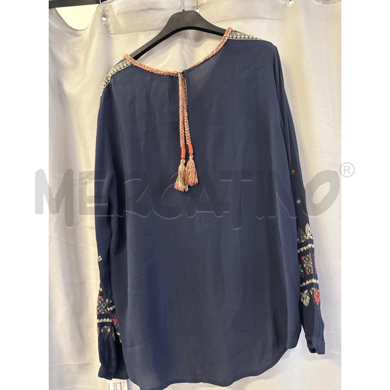 MAGLIA DONNA PEPE JEANS BLU RICAMATA TG.XL | Mercatino dell'Usato Vinci - fraz. sovigliana 2