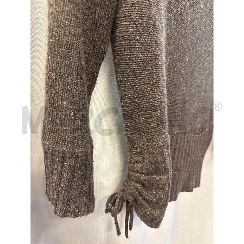MAGLIA DONNA PINKO MARRONE COLLO LARGO TG.S | Mercatino dell'Usato Vinci - fraz. sovigliana 2