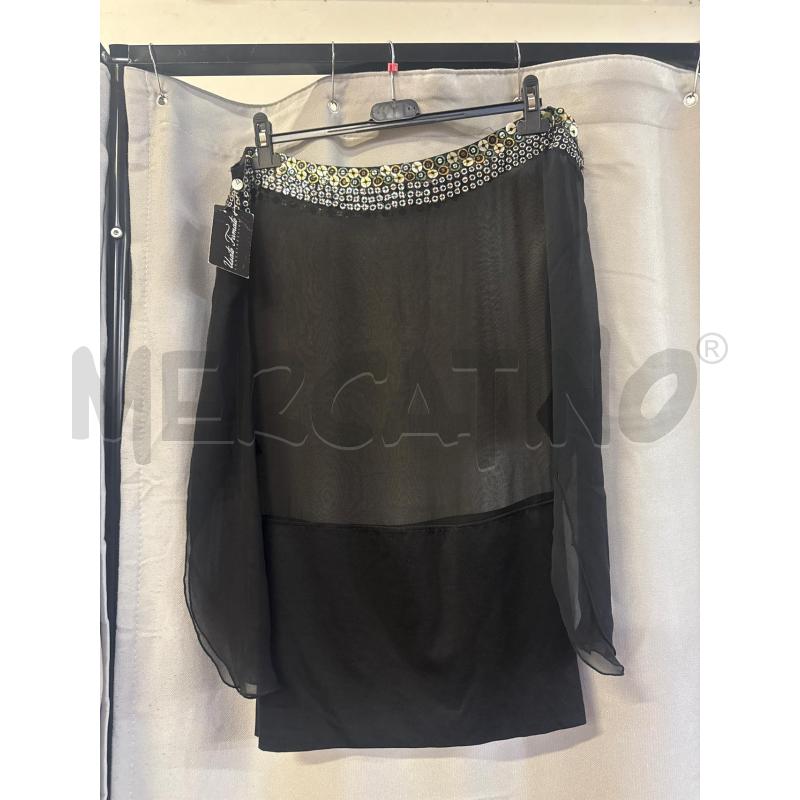 MAGLIA DONNA PINKO NERA SCOLLO PIETRINE TG.42 | Mercatino dell'Usato Vinci - fraz. sovigliana 1
