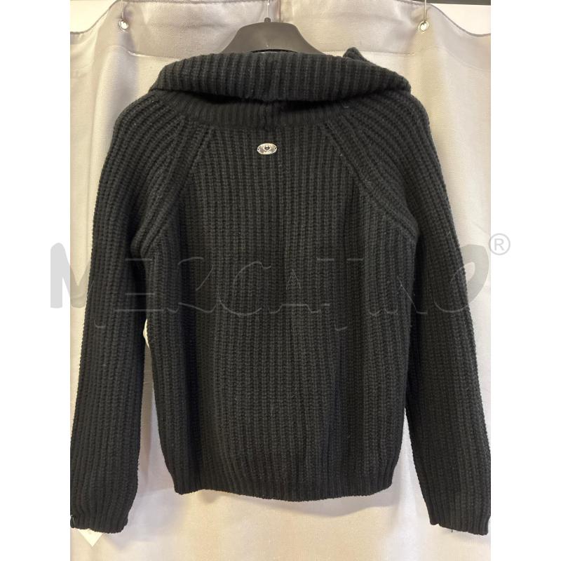MAGLIA DONNA TWIN SET NERO COLLO ALTO PAILLETTES TG.XS | Mercatino dell'Usato Vinci - fraz. sovigliana 3