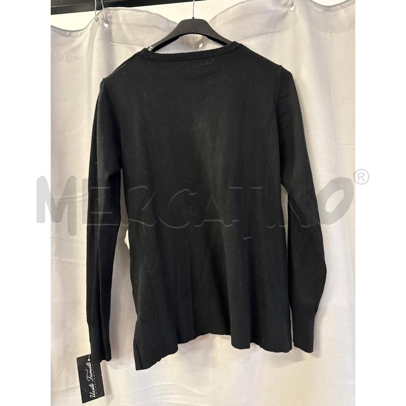 MAGLIA DONNA YES ZEE NERA PARICOLLO TG.S | Mercatino dell'Usato Vinci - fraz. sovigliana 2