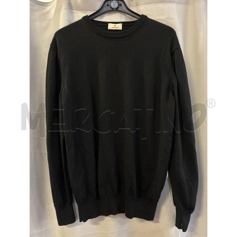 MAGLIA DONNA # AIGNER NERA PARICOLLO TG.48 | Mercatino dell'Usato Vinci - fraz. sovigliana 1