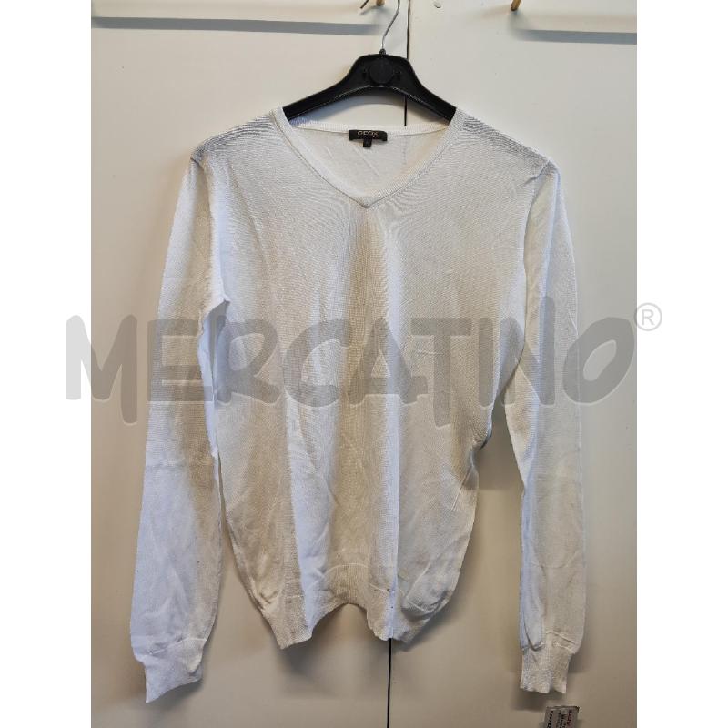 MAGLIA DONNA # GEOX BIANCA SCOLLO A V TG.XL | Mercatino dell'Usato Vinci - fraz. sovigliana 1