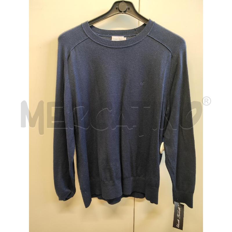 MAGLIA UOMO CALVIN KLEIN BLU TG.XL PARICOLLO | Mercatino dell'Usato Vinci - fraz. sovigliana 1