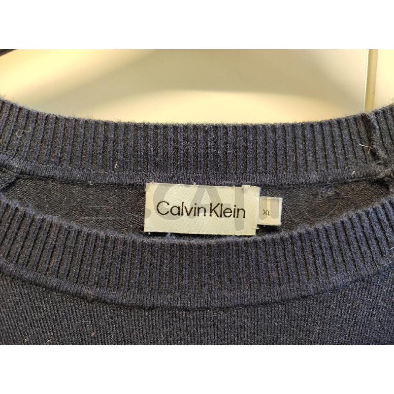 MAGLIA UOMO CALVIN KLEIN BLU TG.XL PARICOLLO | Mercatino dell'Usato Vinci - fraz. sovigliana 3