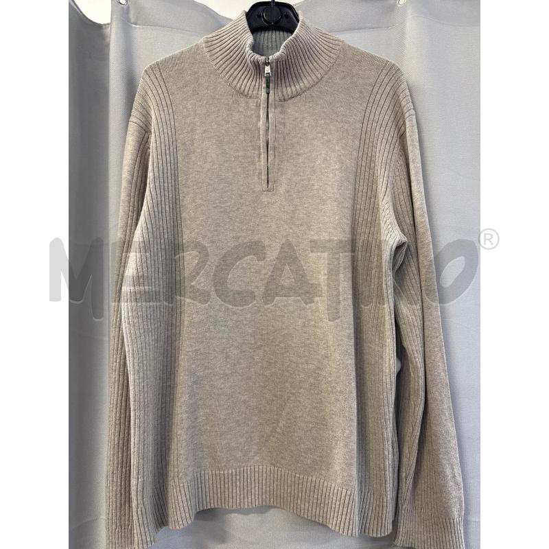 MAGLIA UOMO CALVIN KLEIN GRIGIA 1/2 ZIP TG.L | Mercatino dell'Usato Vinci - fraz. sovigliana 1