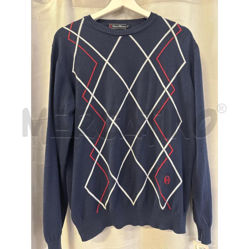 MAGLIA UOMO CONTE OF FLORENCE BLU ROMBI TG.L PARICOLLO | Mercatino dell'Usato Vinci - fraz. sovigliana 1