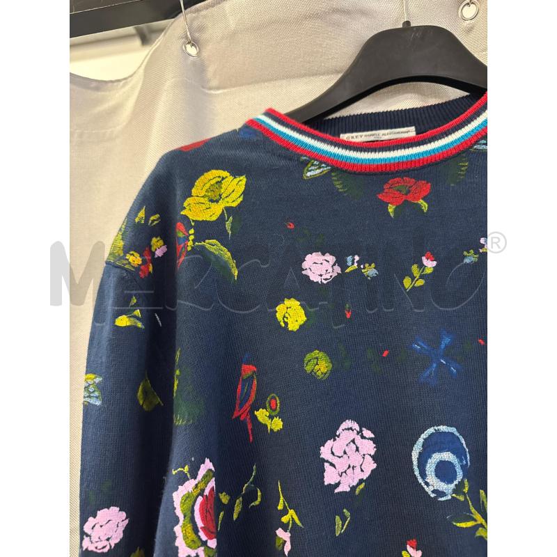 MAGLIA UOMO DANIELE ALESSANDRINI BLU FIORI TG.52 | Mercatino dell'Usato Vinci - fraz. sovigliana 2