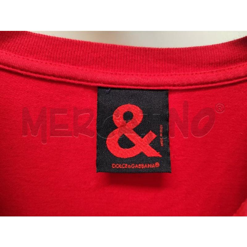 MAGLIA UOMO DOLCE & GABBANA ROSSA TG.50 PARICOLLO | Mercatino dell'Usato Vinci - fraz. sovigliana 2