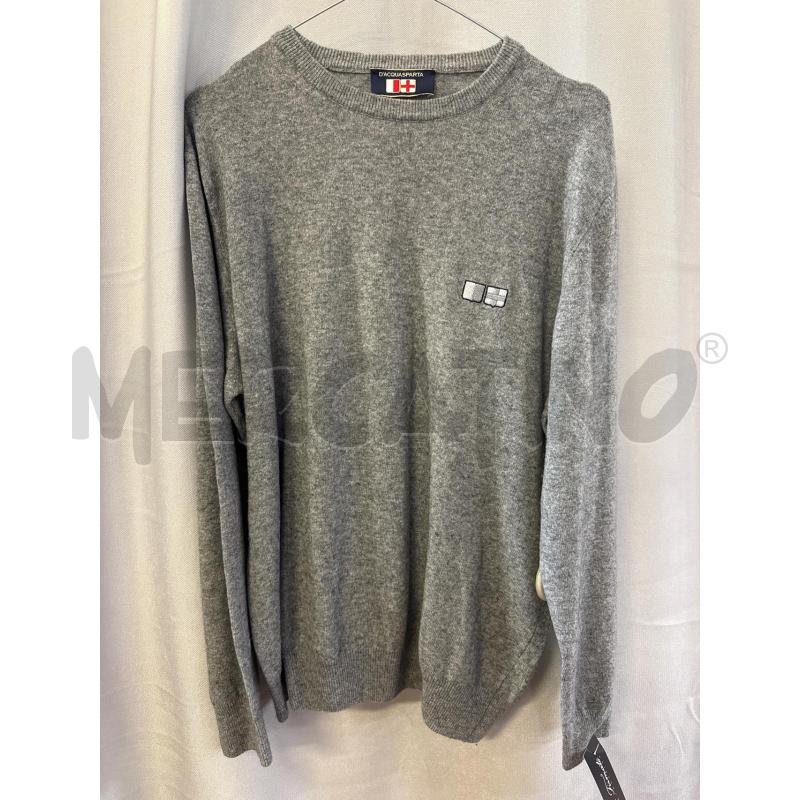 MAGLIA UOMO D'ACQUASPARTA GRIGIA PARICOLLO TG.XL/54 | Mercatino dell'Usato Vinci - fraz. sovigliana 1