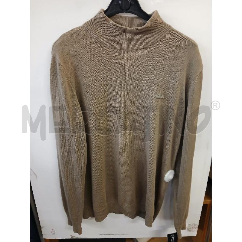 MAGLIA UOMO LACOSTE BEIGE 1/2 COLLO TG.41/M | Mercatino dell'Usato Vinci - fraz. sovigliana 1