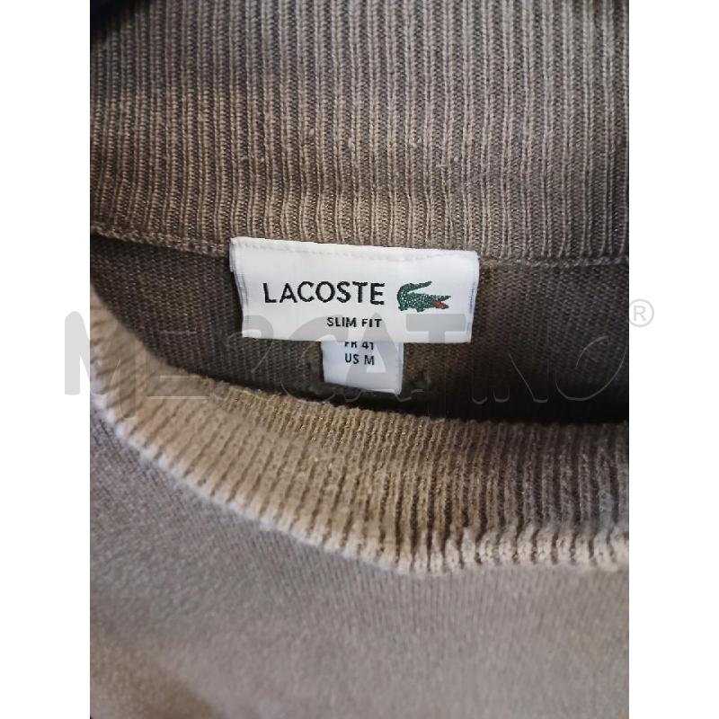 MAGLIA UOMO LACOSTE BEIGE 1/2 COLLO TG.41/M | Mercatino dell'Usato Vinci - fraz. sovigliana 2