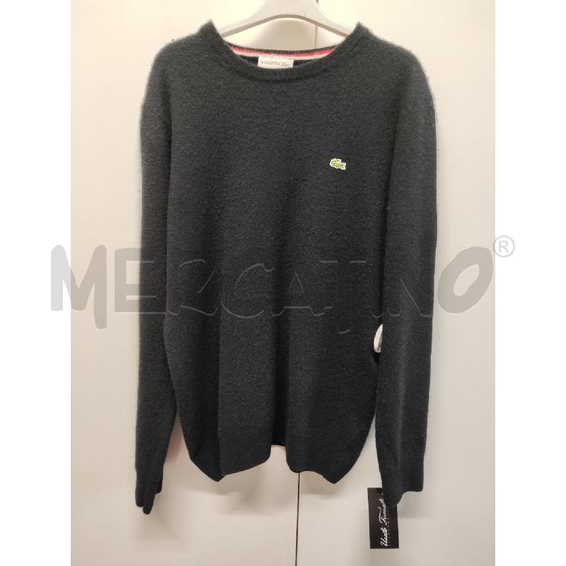 MAGLIA UOMO LACOSTE NERA PARICOLLO TG.M | Mercatino dell'Usato Vinci - fraz. sovigliana 1