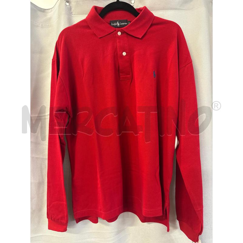 MAGLIA UOMO POLO RALPH LAUREN ROSSA TG.L | Mercatino dell'Usato Vinci - fraz. sovigliana 1