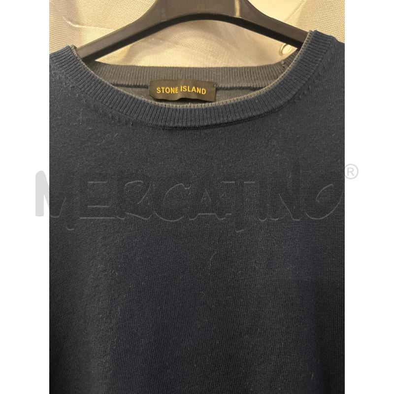 MAGLIA UOMO STONE ISLAND BLU PARICOLLO TG.XXL MANCA TARGHETTA | Mercatino dell'Usato Vinci - fraz. sovigliana 2