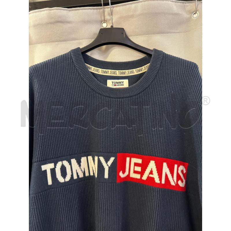 MAGLIA UOMO TOMMY JEANS BLU TG.S PARICOLLO | Mercatino dell'Usato Vinci - fraz. sovigliana 2