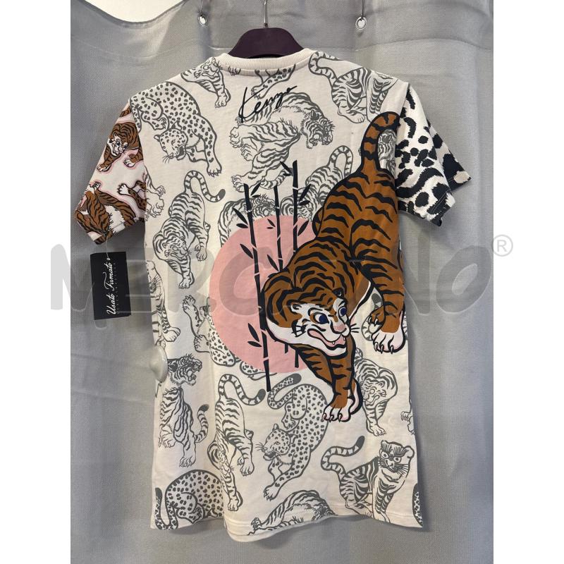 MAGLIETTA BAMBINO KENZO TG.8A BIANCA CON LEOPARDO | Mercatino dell'Usato Vinci - fraz. sovigliana 2