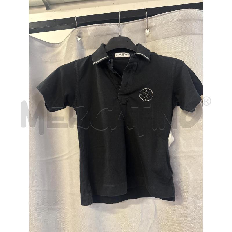 MAGLIETTA BAMBINO POLO STONE ISLAND NERA TG.6 | Mercatino dell'Usato Vinci - fraz. sovigliana 1