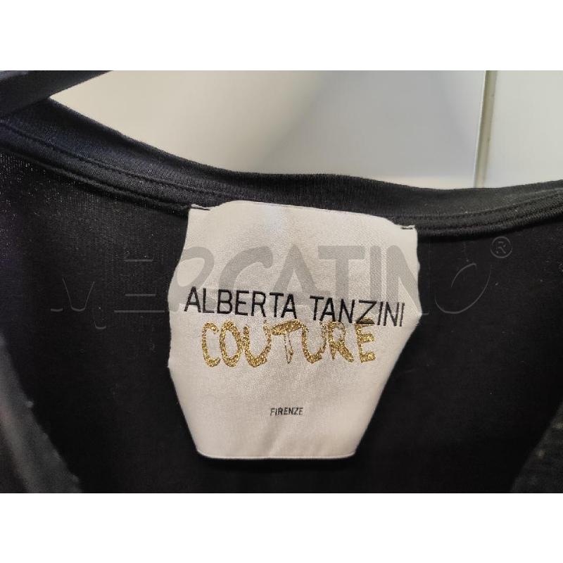MAGLIETTA DONNA ALBERTA TANZINI NERA CATENE GRIGIE SENZA TG | Mercatino dell'Usato Vinci - fraz. sovigliana 2