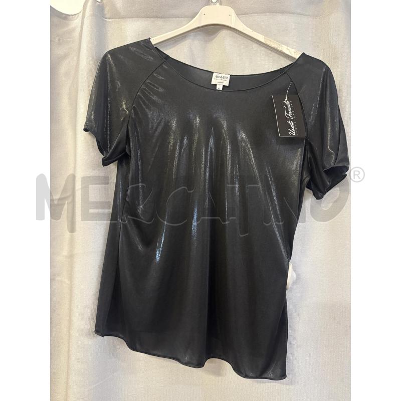 MAGLIETTA DONNA ARMANI COLLEZIONI NERA LUCIDA TG.42 | Mercatino dell'Usato Vinci - fraz. sovigliana 1