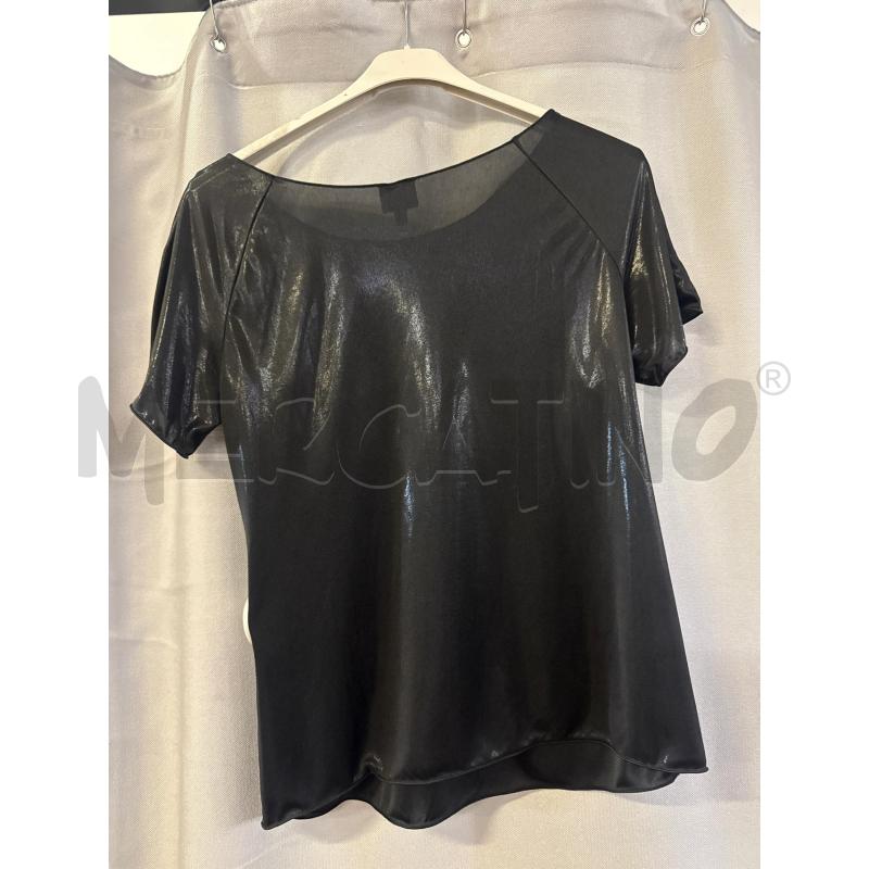 MAGLIETTA DONNA ARMANI COLLEZIONI NERA LUCIDA TG.42 | Mercatino dell'Usato Vinci - fraz. sovigliana 2