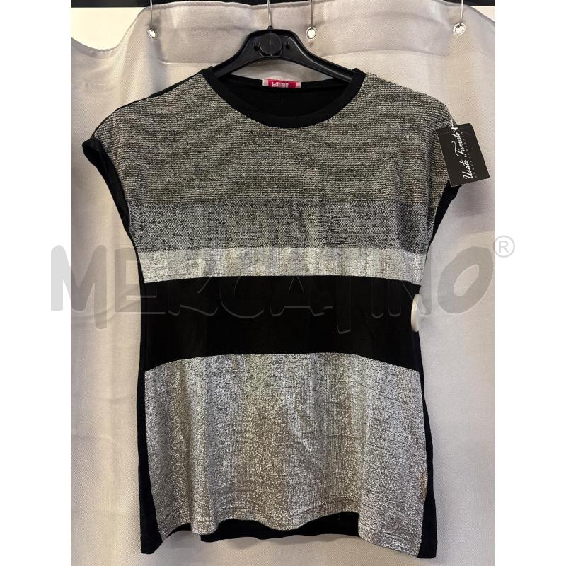 MAGLIETTA DONNA BLUGIRL FOLIES NERA ARGENTO TG.42 | Mercatino dell'Usato Vinci - fraz. sovigliana 1