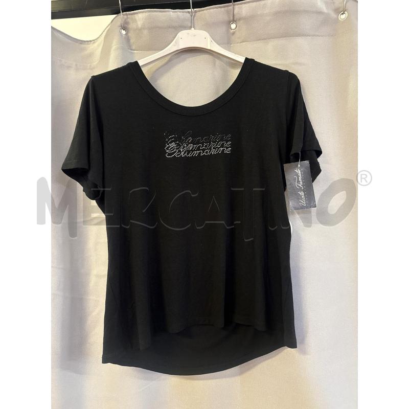 MAGLIETTA DONNA BLUMARINE NERA STRASS | Mercatino dell'Usato Vinci - fraz. sovigliana 1