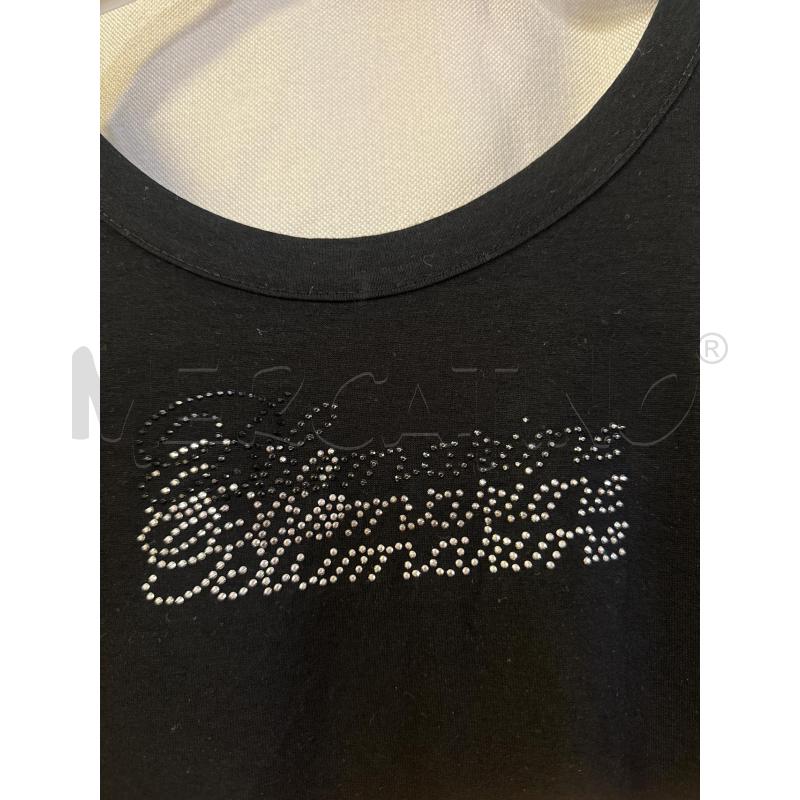 MAGLIETTA DONNA BLUMARINE NERA STRASS | Mercatino dell'Usato Vinci - fraz. sovigliana 2