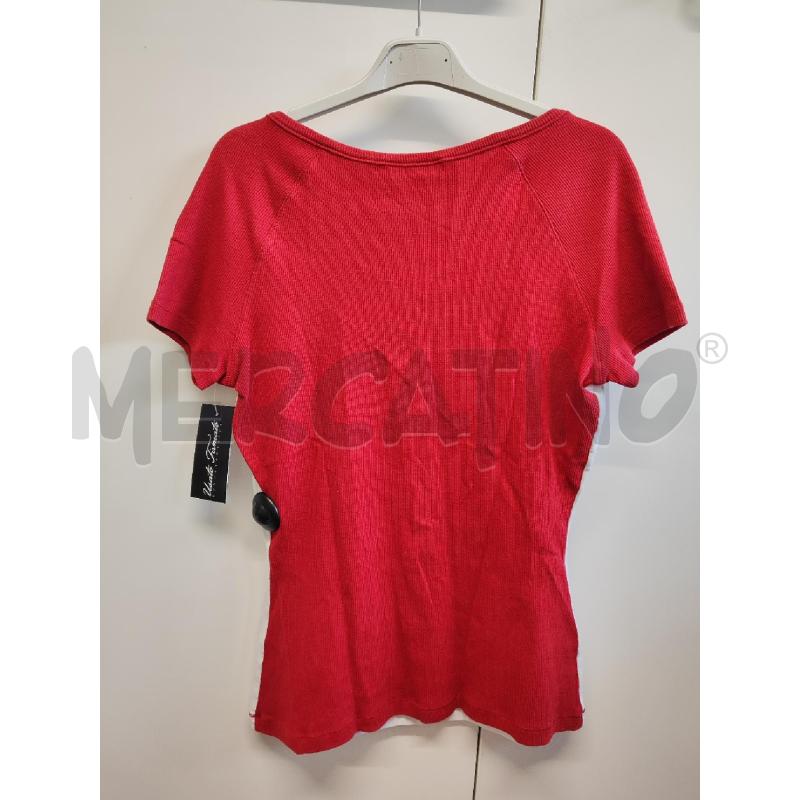 MAGLIETTA DONNA BLUMARINE ROSSA PANNA AQUILA STRASS TG.48 | Mercatino dell'Usato Vinci - fraz. sovigliana 4