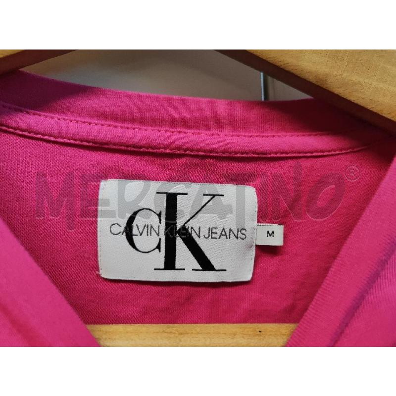MAGLIETTA DONNA CK ROSA TG.M | Mercatino dell'Usato Vinci - fraz. sovigliana 2