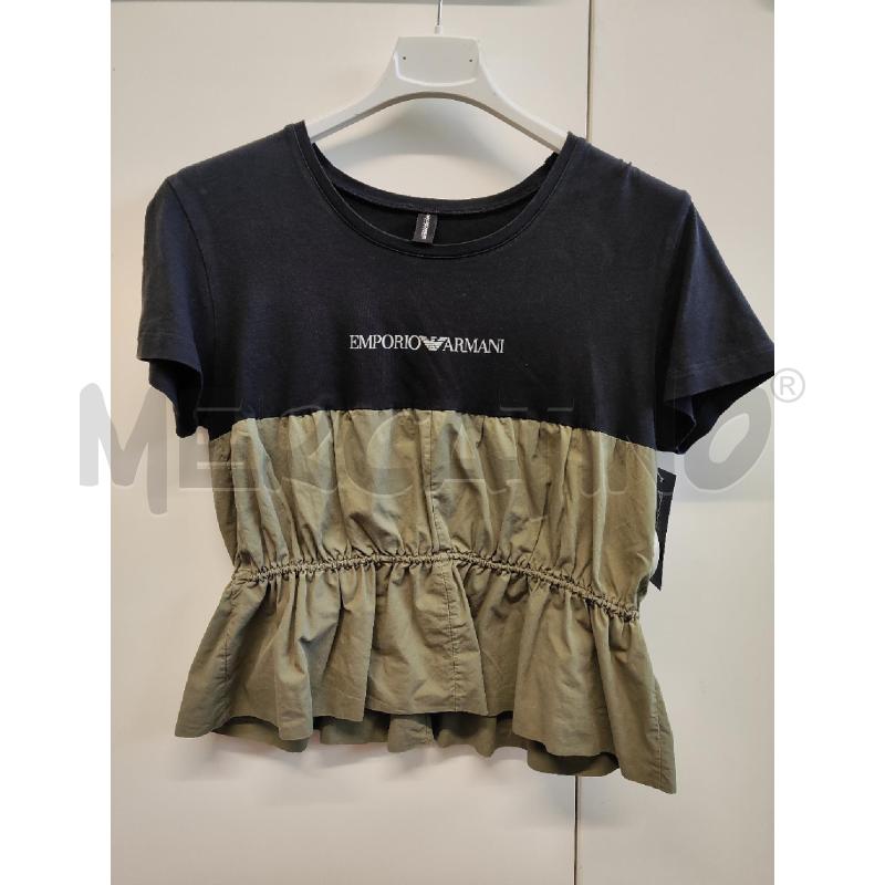 MAGLIETTA DONNA EMPORIO ARMANI NERA VERDE SENZA TG | Mercatino dell'Usato Vinci - fraz. sovigliana 1
