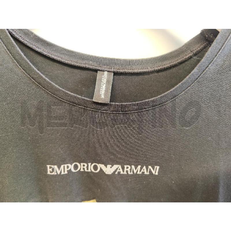 MAGLIETTA DONNA EMPORIO ARMANI NERA VERDE SENZA TG | Mercatino dell'Usato Vinci - fraz. sovigliana 2