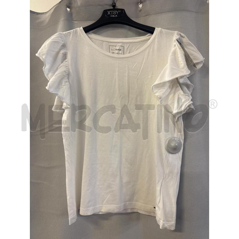 MAGLIETTA DONNA GAS BIANCA TG.S GALETTE | Mercatino dell'Usato Vinci - fraz. sovigliana 1