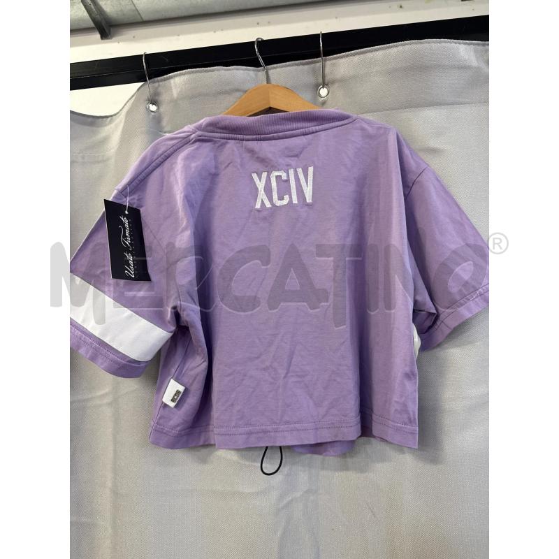 MAGLIETTA DONNA GCDS VIOLA CORTA TG.XS | Mercatino dell'Usato Vinci - fraz. sovigliana 2