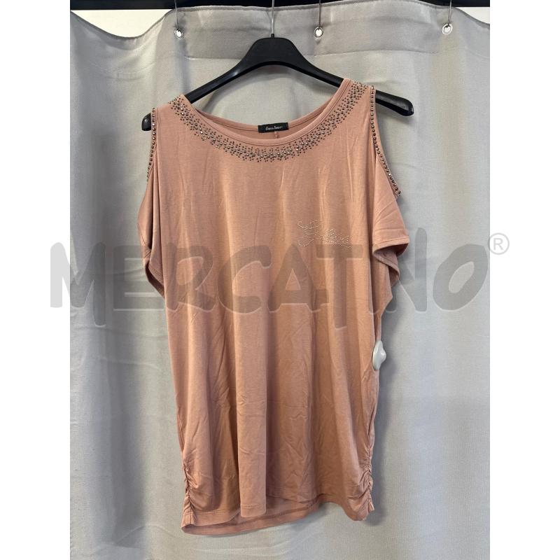 MAGLIETTA DONNA GUESS JEANS ROSA BORCHIETTE SENZA TG | Mercatino dell'Usato Vinci - fraz. sovigliana 1